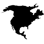 north america map outline